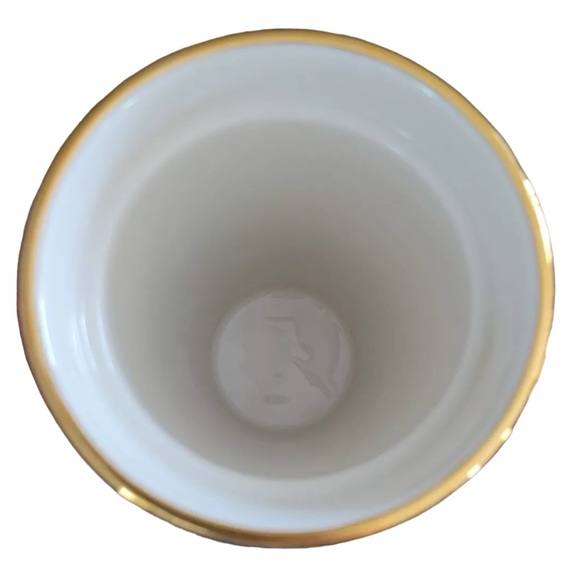 STARBUCKS MERMAID Ceramic Tumbler Gold Lid 2014 - Picture 9 of 11